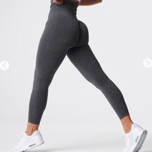 NVGTN Seamless High Waisted Leggings - Heather Grey